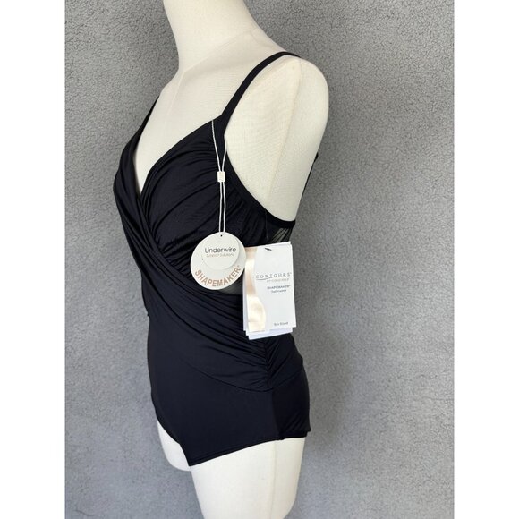 Coco Reef Women's Contours Sterling Bra-Sized One-Piece Black 8-32 (C-D) NWT's. - Picture 2 of 8